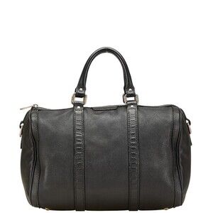 Gucci black leather Joy Boston bag shoulder strap